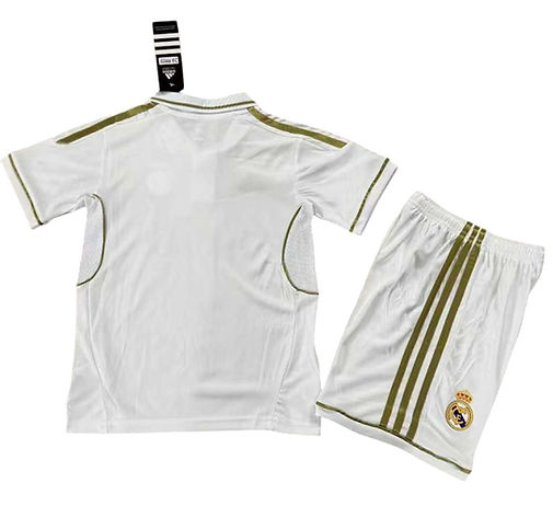 Retro Real Madrid LS Home Kids Kit 2011/2012 - Retro Shirt Stories