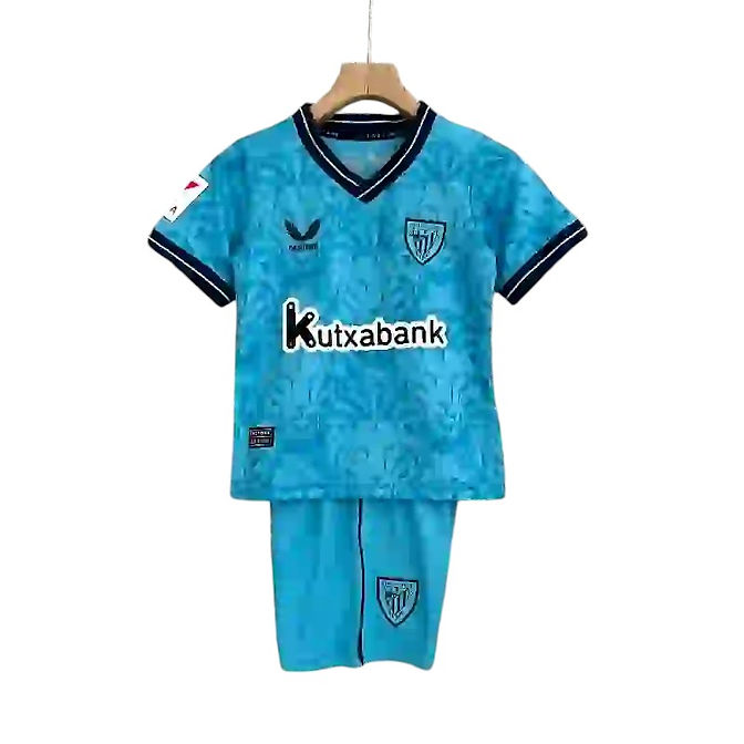 Athletic Bilbao Away Kids Kit 2023/2024 - Retro Shirt Stories