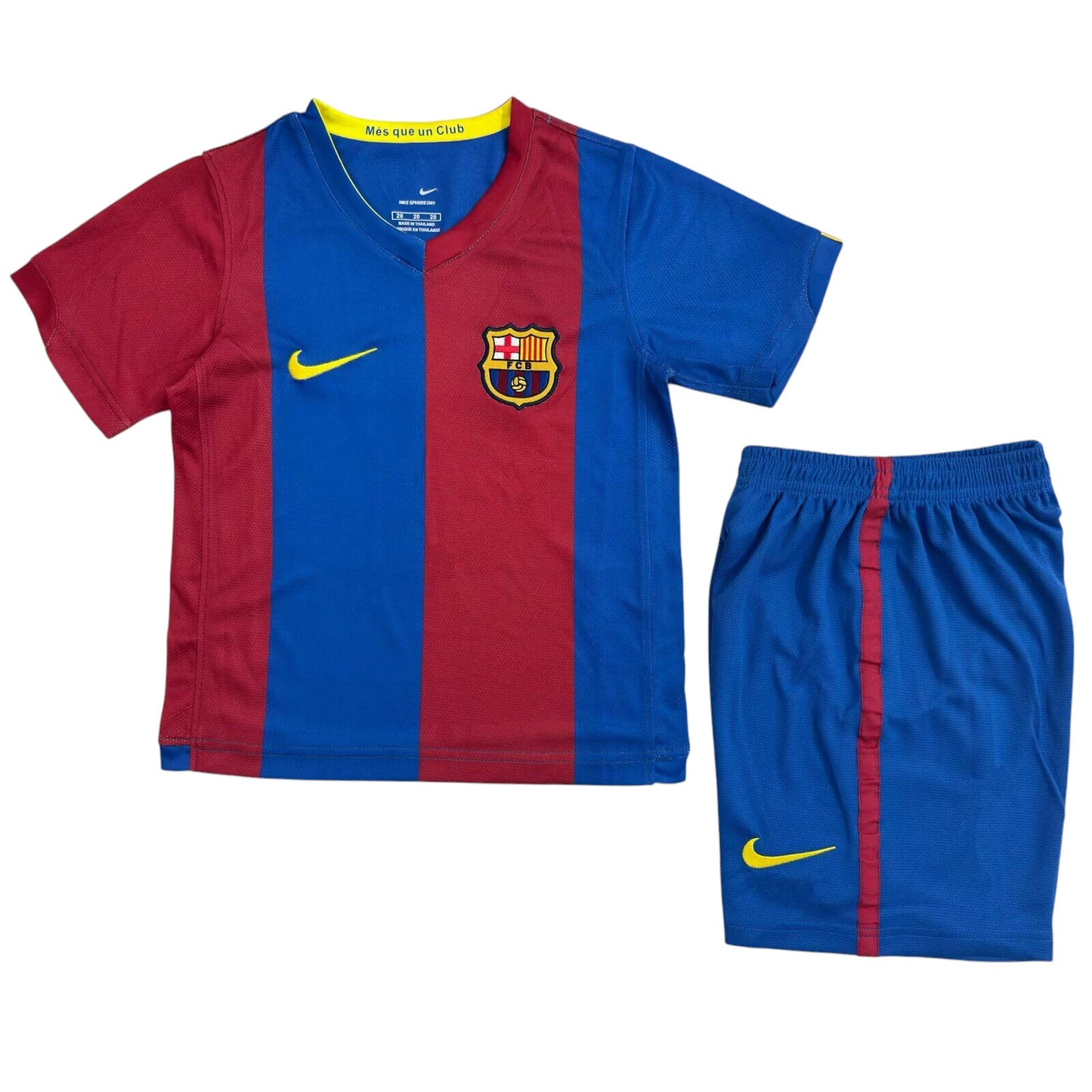 Retro Barcelona Home Kids Kit 2006/2007 - Retro Shirt Stories