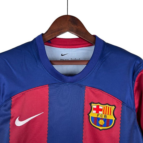 Barcelona LS Home Shirt 2023/2024 - Retro Shirt Stories