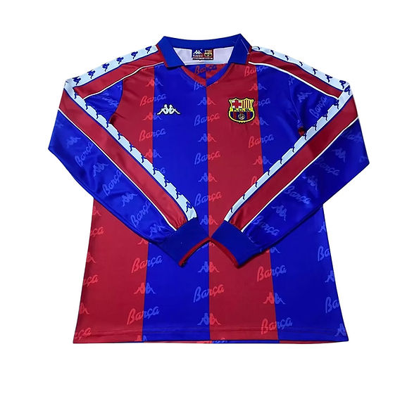 Retro Barcelona LS Home Shirt 1992/1995 - Retro Shirt Stories