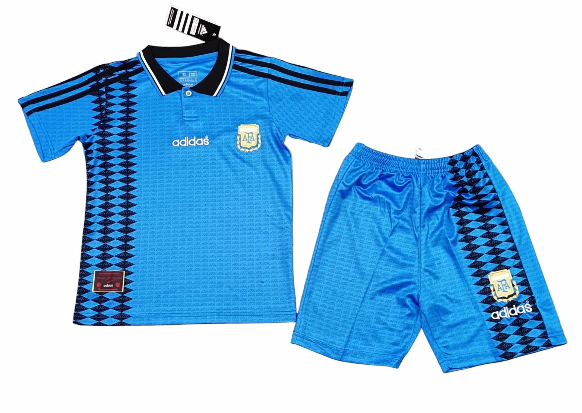 Retro Argentina Away Kids Kit 1994 - Retro Shirt Stories