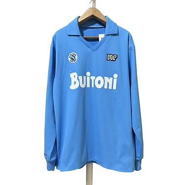 Retro Napoli LS Home Shirt 1986/1987 - Retro Shirt Stories