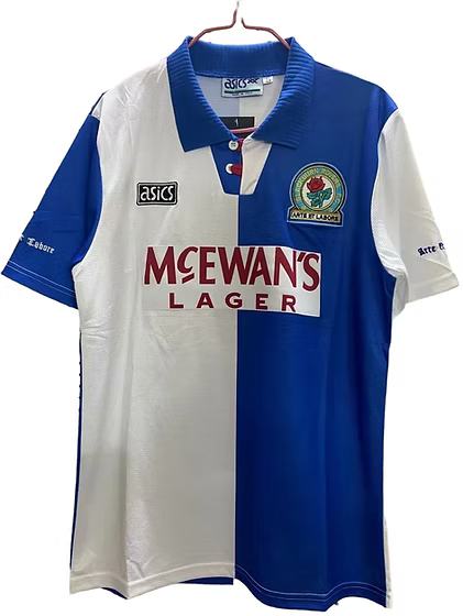 Retro Blackburn Rovers Home Shirt 1994/1995 - Time Warp Kits