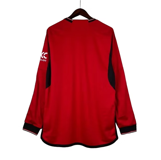 Manchester United Home LS Shirt 2023/2024 - Retro Shirt Stories