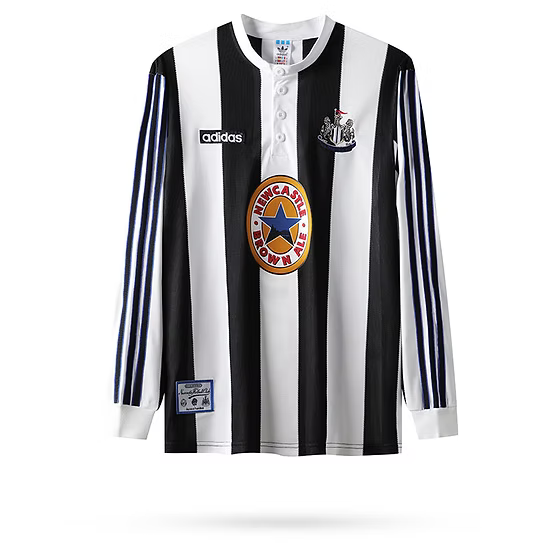 Retro Newcastle LS Home Shirt 1995/1997 - Retro Shirt Stories