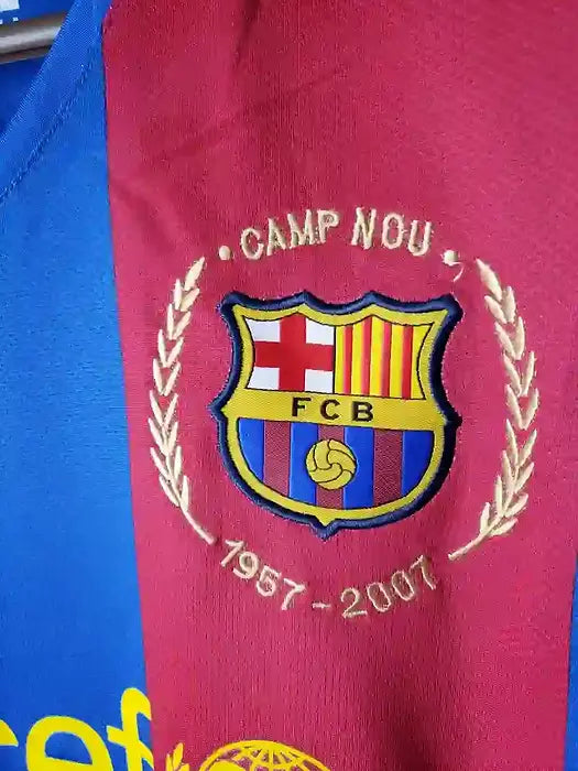 Retro Barcelona Home Shirt 2007/2008 - Retro Shirt Stories
