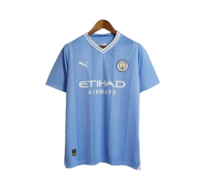 Manchester City Home Shirt 2023/2024 - Retro Shirt Stories