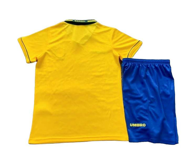 Retro Brazil Home Kids Kit 1994 - Retro Shirt Stories