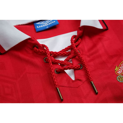 Retro Manchester United LS Home Shirt 1992/1994 - Retro Shirt Stories