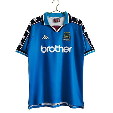 Retro Manchester City Home Shirt 1998/1999 - Retro Shirt Stories