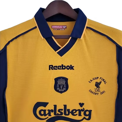 Retro Liverpool Away FA Cup Final Shirt 2000/2001 - Retro Shirt Stories