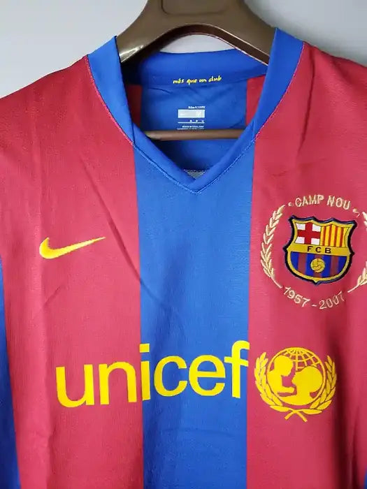 Retro Barcelona Home Shirt 2007/2008 - Retro Shirt Stories