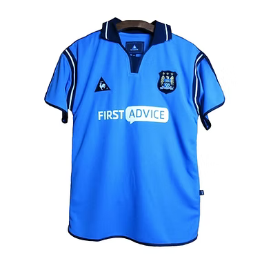 Retro Manchester City Home Shirt 2002/2003 - Retro Shirt Stories
