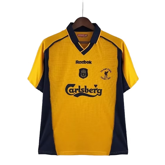 Retro Liverpool Away FA Cup Final Shirt 2000/2001 - Retro Shirt Stories