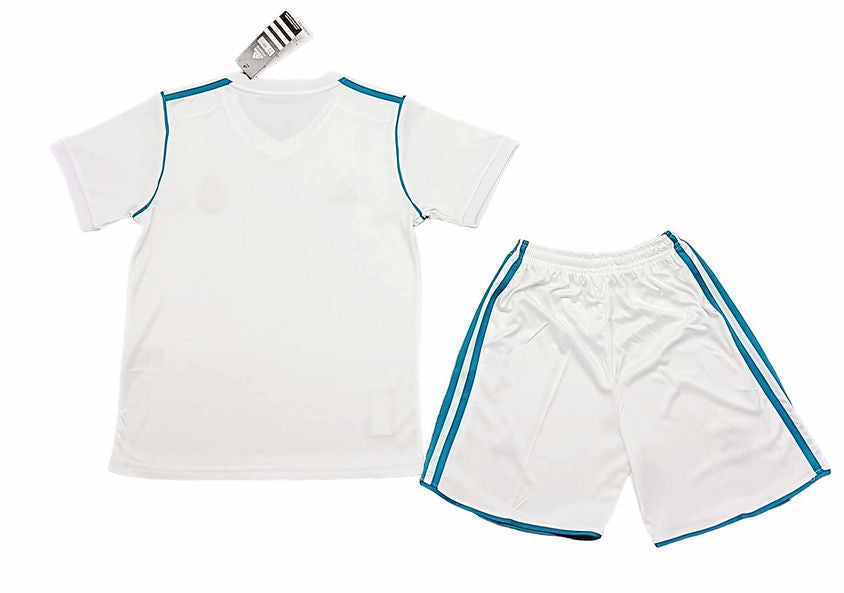 Retro Real Madrid Home Kids Kit 2017/2018 - Retro Shirt Stories