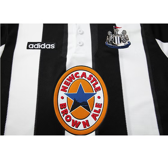 Retro Newcastle LS Home Shirt 1995/1997 - Retro Shirt Stories