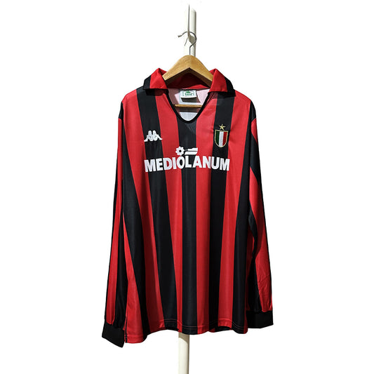 Retro AC Milan LS Home Shirt 1988/1989 - Retro Shirt Stories