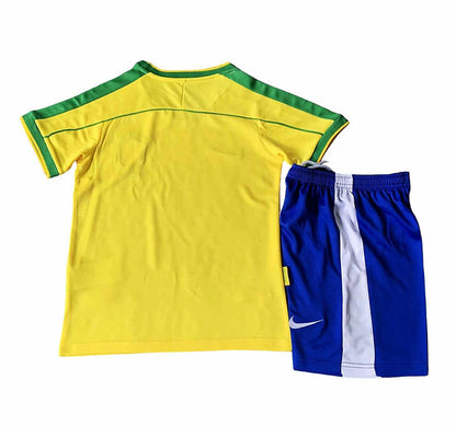 Retro Brazil Home Kids Kit 1998 - Retro Shirt Stories
