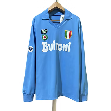 Retro Napoli LS Home Shirt 1987/1988 - Retro Shirt Stories