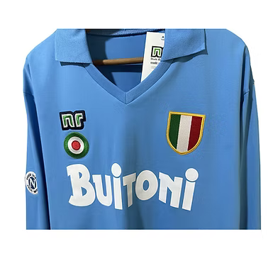 Retro Napoli LS Home Shirt 1987/1988 - Retro Shirt Stories