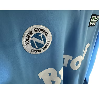 Retro Napoli LS Home Shirt 1986/1987 - Retro Shirt Stories