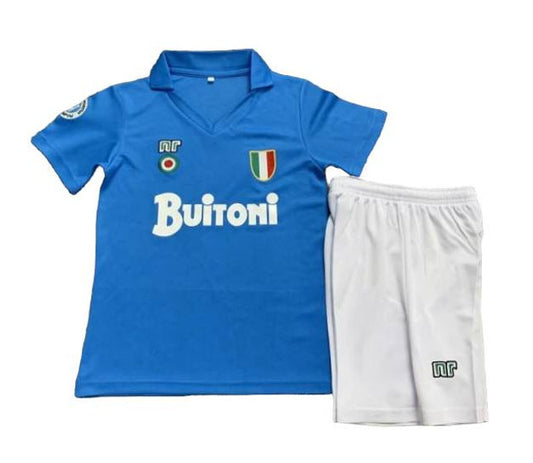 Retro Napoli Home Kids Kit 1987/1988 - Retro Shirt Stories