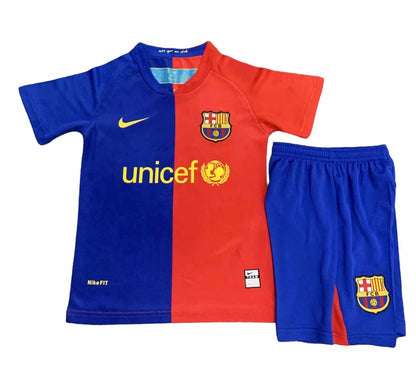 Retro Barcelona Home Kids Kit 2008/2009 - Retro Shirt Stories