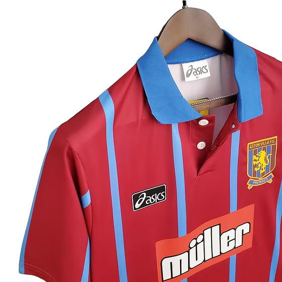 Retro Aston Villa Home Shirt 1993/1995 - Time Warp Kits