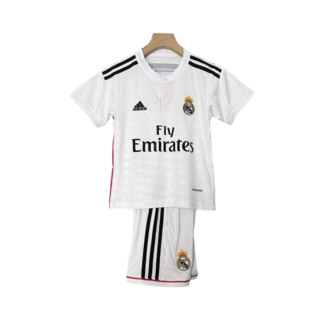 Retro Real Madrid Home Kids Kit 2014/2015 - Retro Shirt Stories