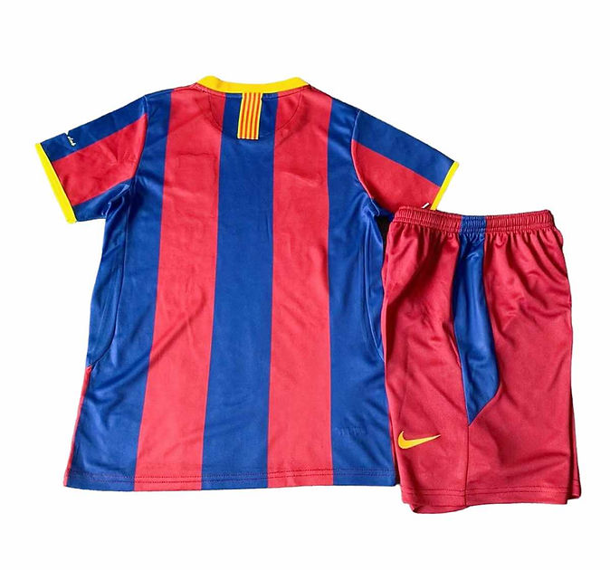 Retro Barcelona Home Kids Kit 2010/2011 - Retro Shirt Stories