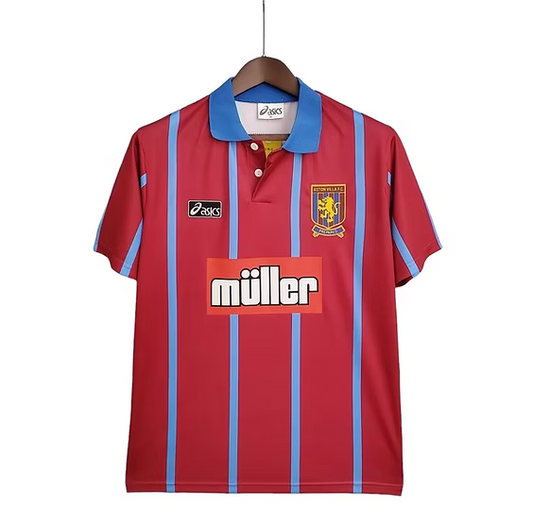 Retro Aston Villa Home Shirt 1993/1995 - Time Warp Kits