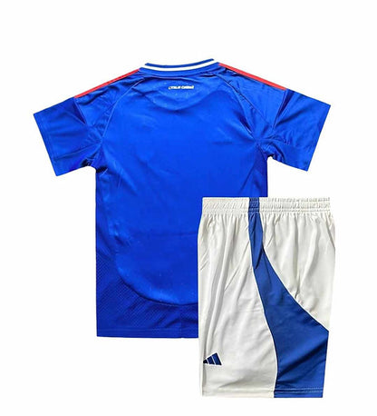 Euro 2024 Italy Home Kids Kit - Retro Shirt Stories