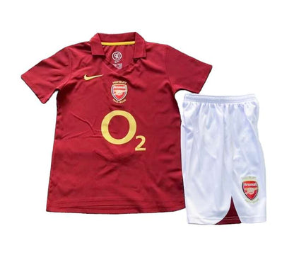 Retro Arsenal Away Kids Kit 2005/2006 - Retro Shirt Stories