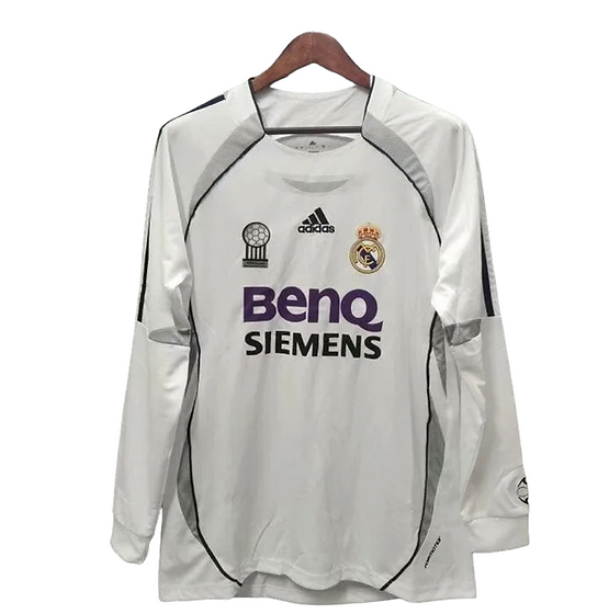 Retro Real Madrid LS Home Shirt 2006/2007 - Time Warp Kits