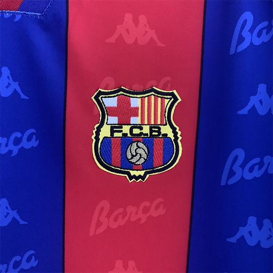 Retro Barcelona LS Home Shirt 1995/1997 - Retro Shirt Stories