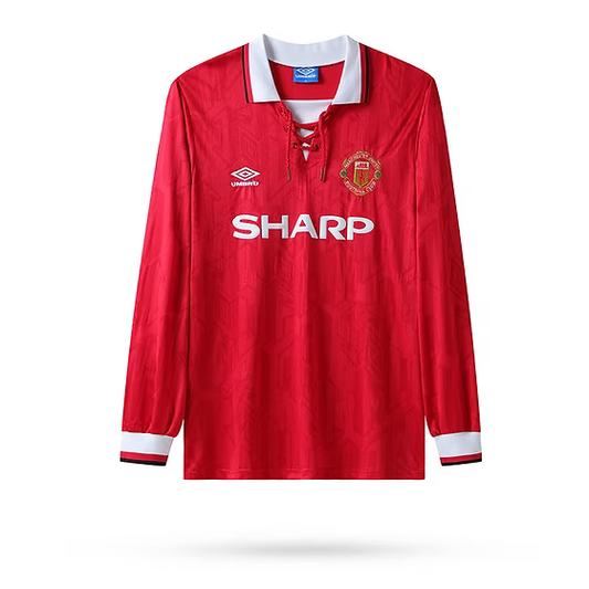 Retro Manchester United LS Home Shirt 1992/1994 - Retro Shirt Stories