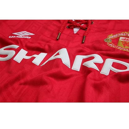 Retro Manchester United LS Home Shirt 1992/1994 - Retro Shirt Stories