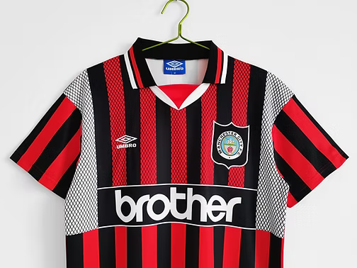 Retro Manchester City Away Shirt 1994/1996 - Retro Shirt Stories