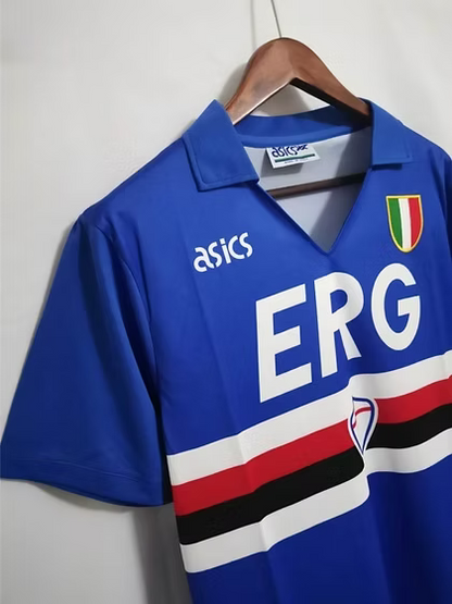 Retro Sampdoria Home Shirt 1991/1992 - Retro Shirt Stories
