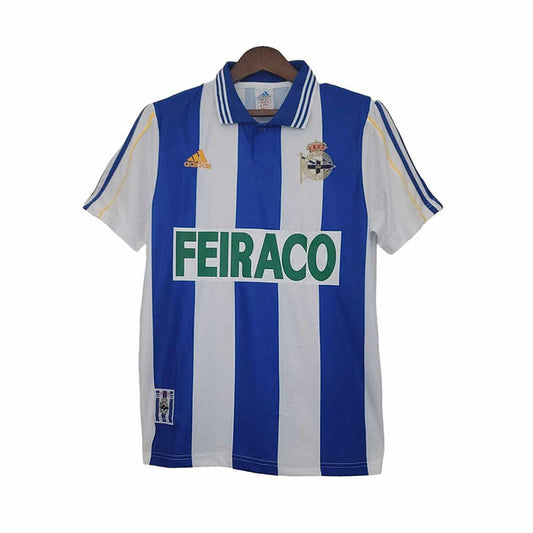 Retro Deportivo La Coruna Home Shirt 1999/2000 - Retro Shirt Stories