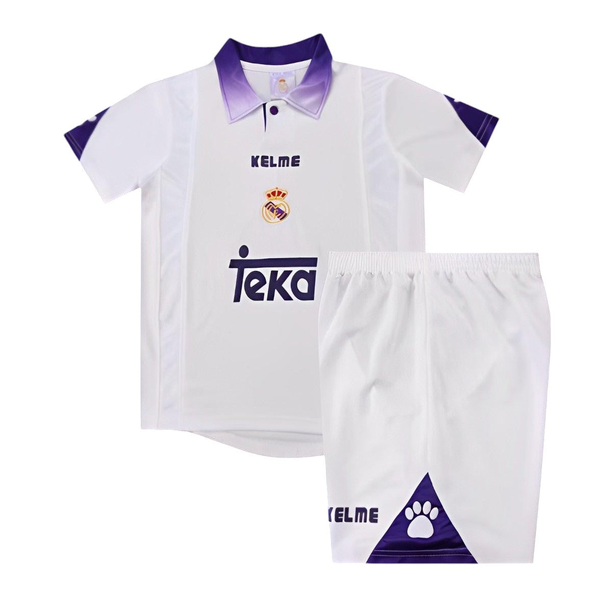 Retro Real Madrid Home Kids Kit 1996/1997 - Retro Shirt Stories