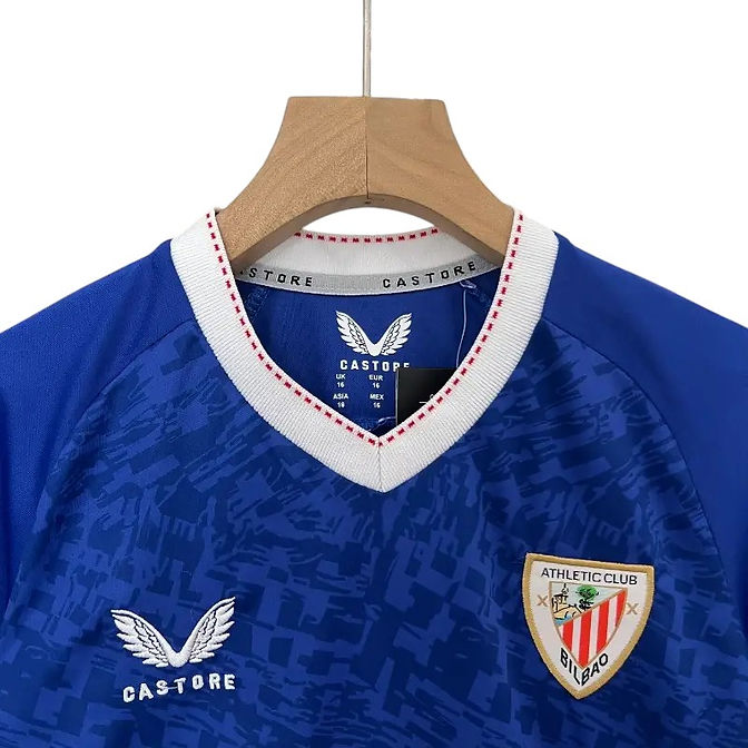 Athletic Bilbao Away Kids Kit 2024/2025 - Retro Shirt Stories