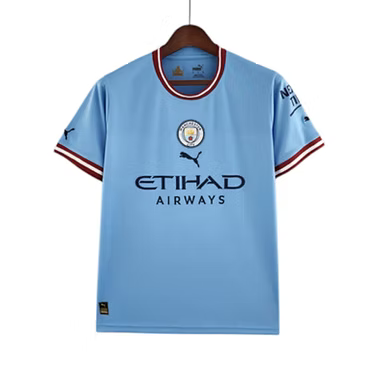 Manchester City Home Shirt 2022/2023 - Retro Shirt Stories