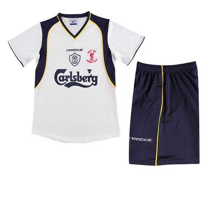 Retro Liverpool Away Kids Kit 2000/2001 - Retro Shirt Stories