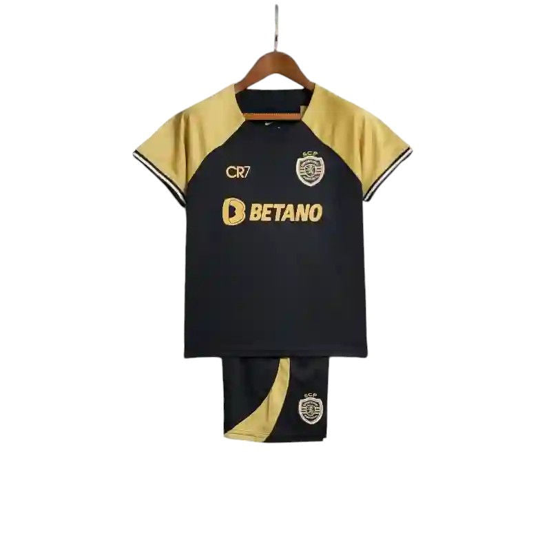 Sporting Lisbon Away Kids Kit 2023/2024 - Retro Shirt Stories