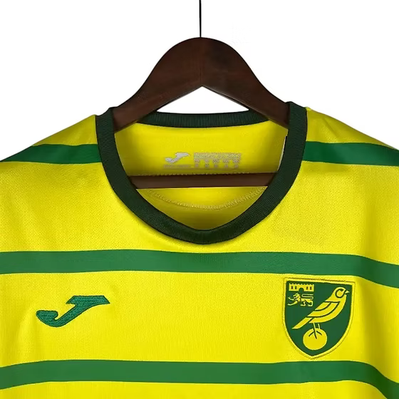 Norwich City Home Shirt 2023/2024 - Retro Shirt Stories