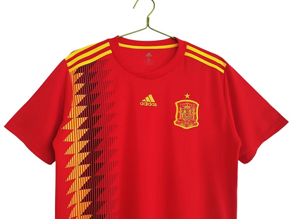 Retro Spain Home Shirt 2018 - Retro Shirt Stories