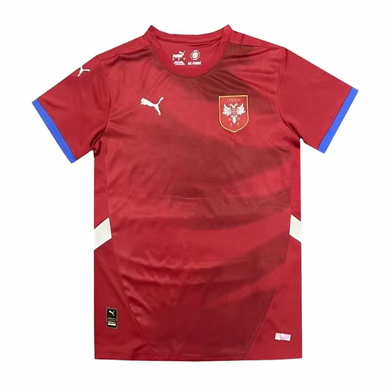 Serbia Away Shirt 2024 - Retro Shirt Stories