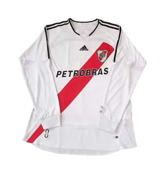 Retro River Plate LS Home Shirt 2006/2007 - Retro Shirt Stories